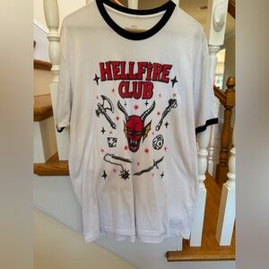 Netflix Stranger Things Black and White Tee